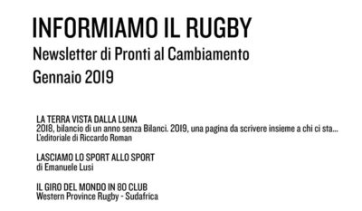 Newsletter COPERTINA Gennaio 2019